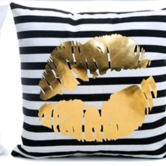 4-PK White Black And Gold Decorative Pillowcases - Picture 5 of 5